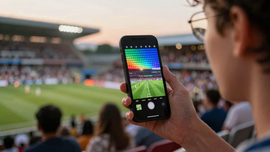 soccer fan LED light displays