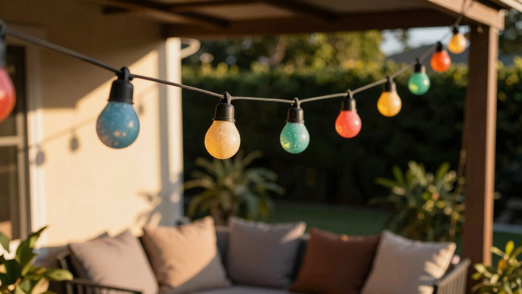 smart outdoor string lights
