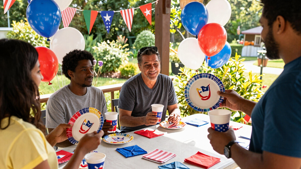 patriotic outdoor party supplies