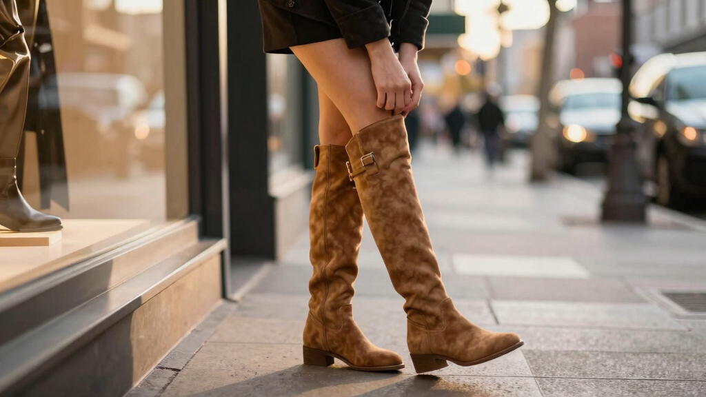 best knee-high suede boots
