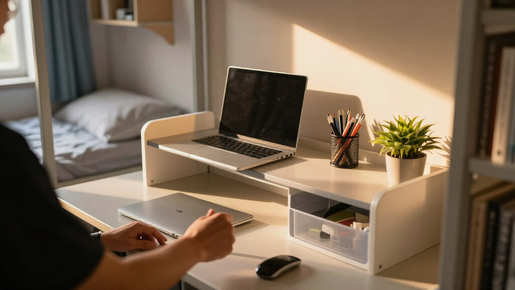 multi-functional dorm desk organizers