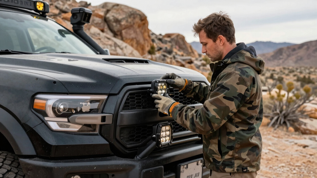 off-road vehicle LED light bars