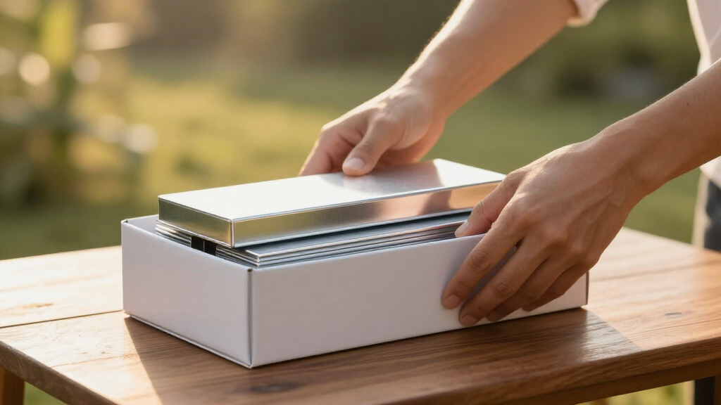 silver bar storage box stackable