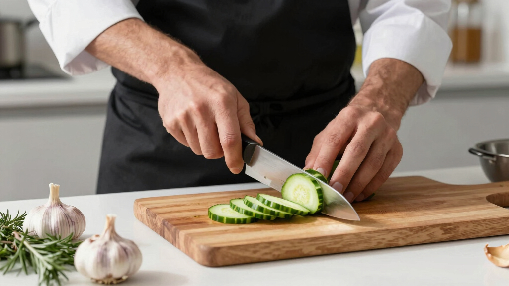 professional chef knife set for halal prep