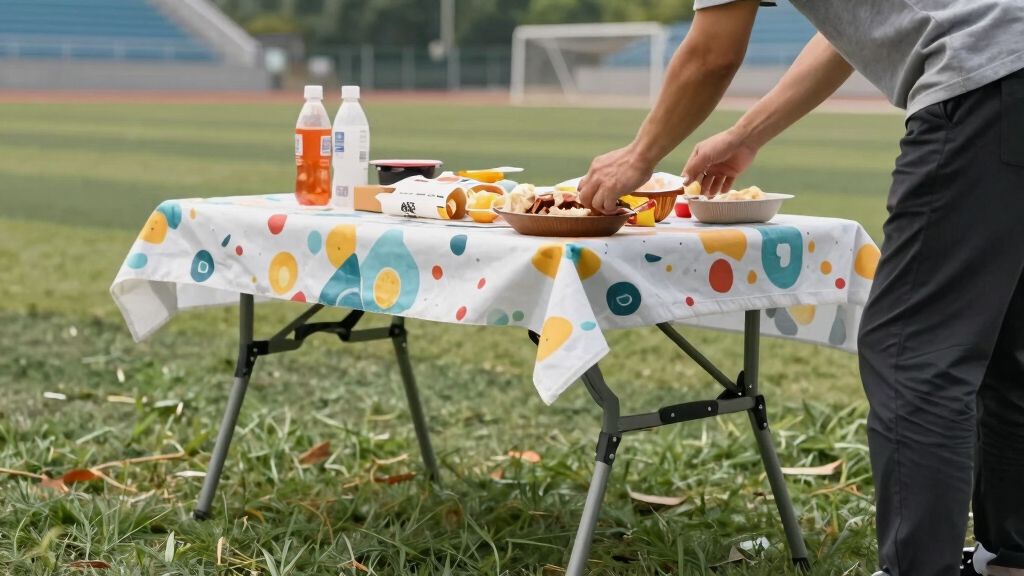 portable outdoor tailgating tables