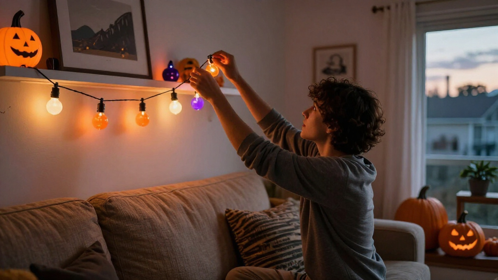Halloween string lights