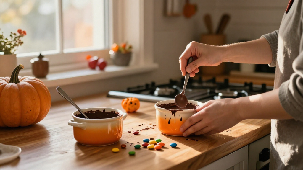 Halloween candy melting pots