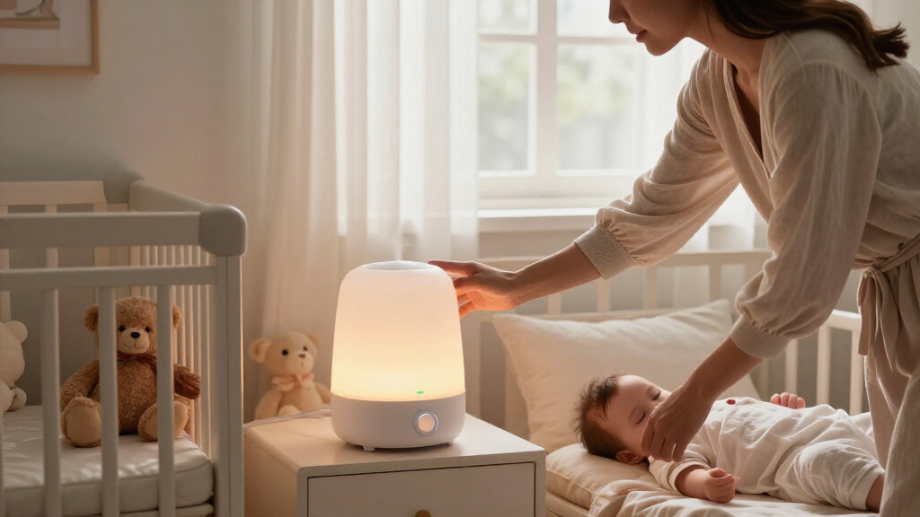 humidifiers for baby rooms with night lights