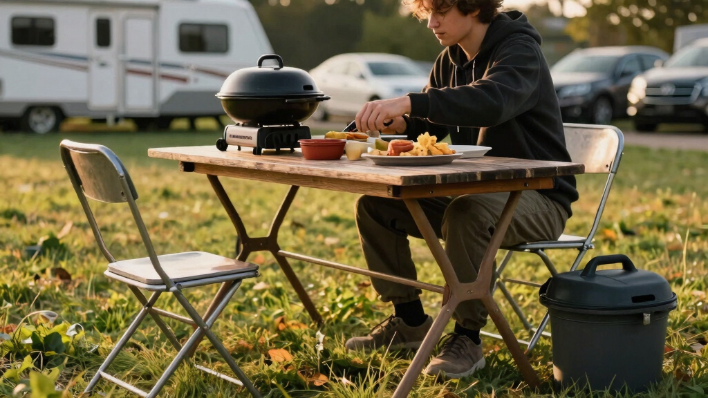 compact outdoor tailgating furniture