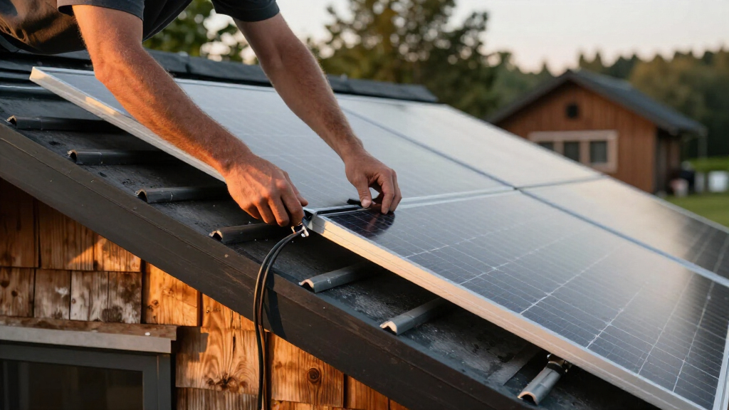 best solar panel kit for off grid cabins and camps