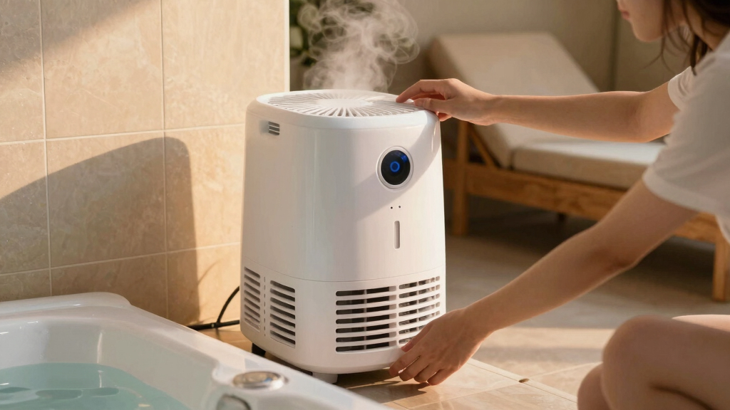 best hot tub dehumidifier for indoor spa room