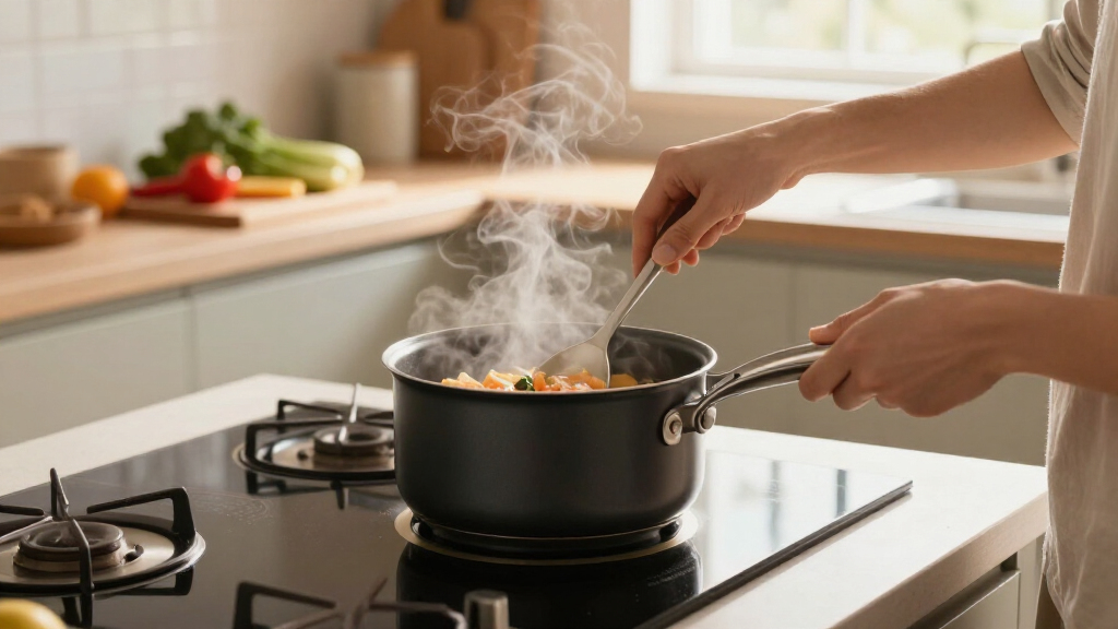 induction ready cookware set for glass top cooking