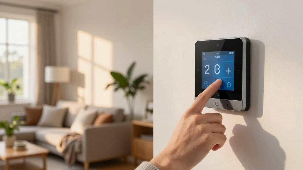 smart thermostat with voice control