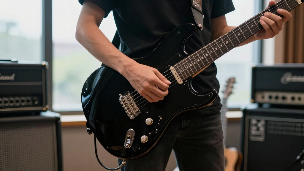 electric guitars