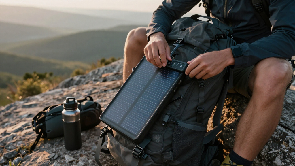 backpacking solar charger for off grid living