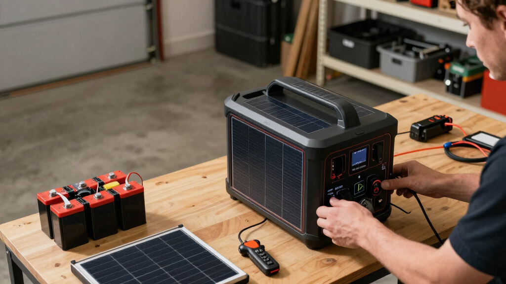 solar backup power stations