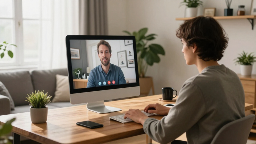 desktop computer for remote work