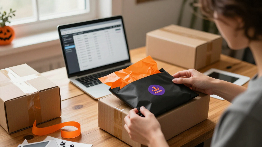 Halloween packaging supplies for ecommerce