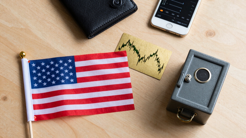 investment-themed patriotic decor