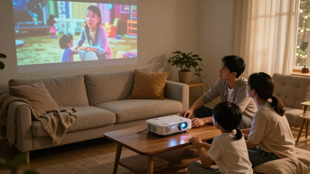 best projector for family movie nights after divorce