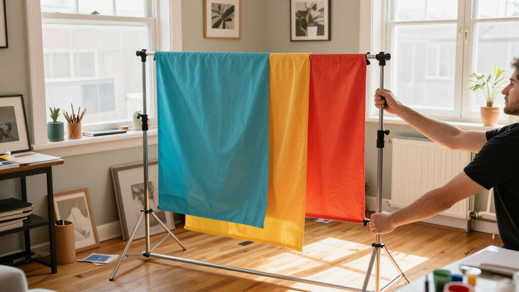 portable photo backdrop stand
