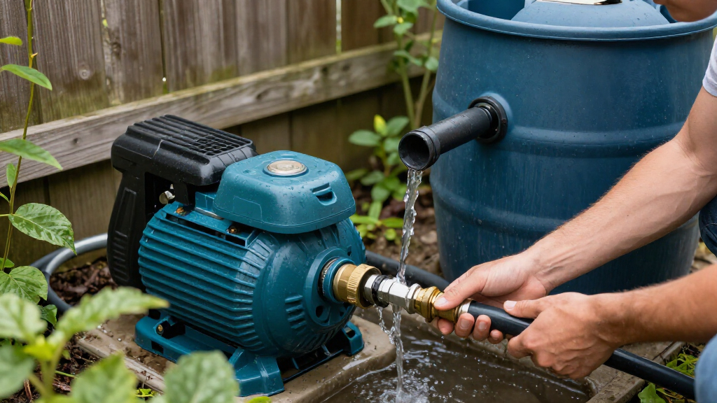 best irrigation pump for rain barrel systems