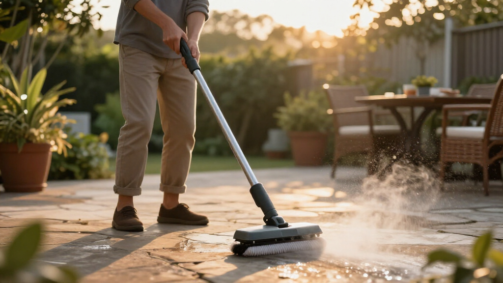 best patio scrubber machine