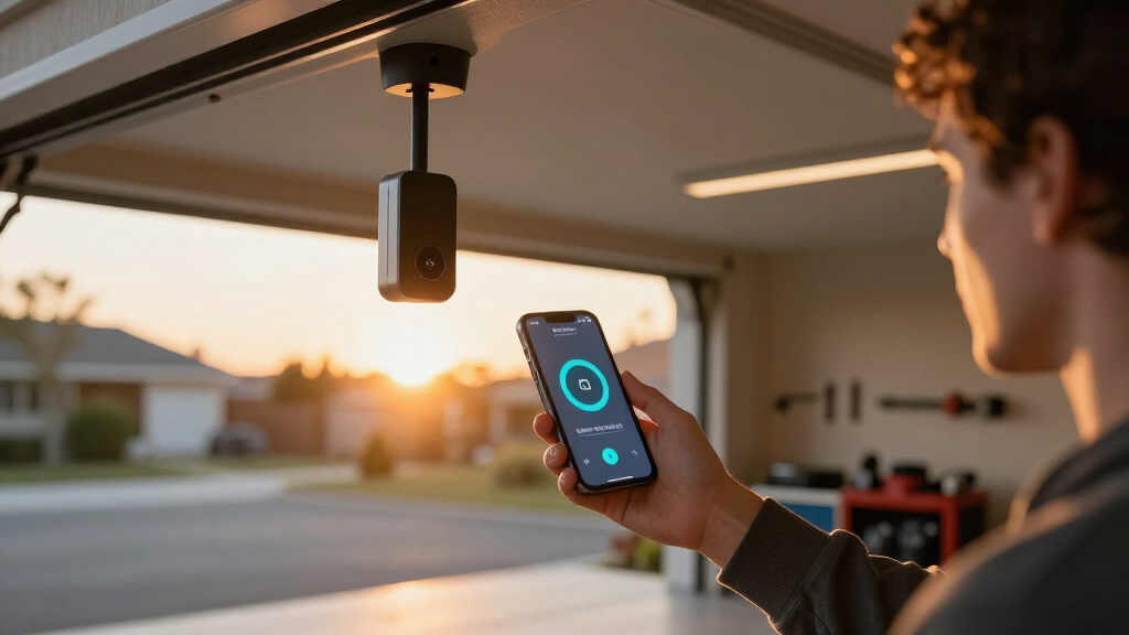 smart garage opener with camera
