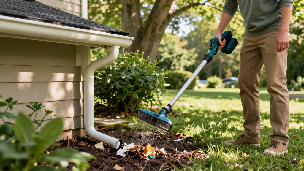 cordless gutter cleaning tools