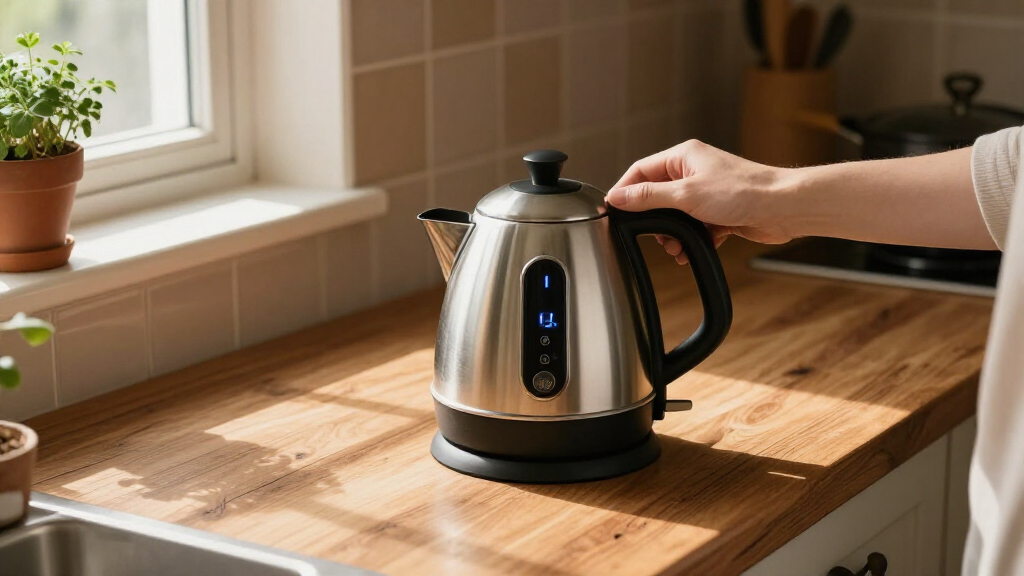 electric kettle with temperature control