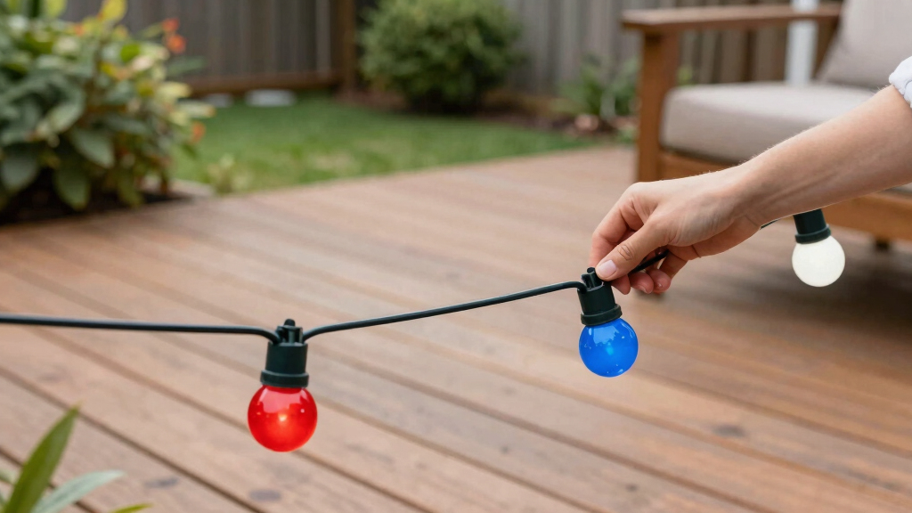patriotic outdoor string lights
