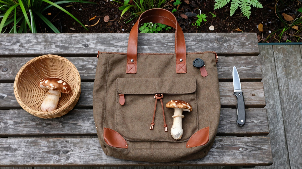 mushroom foraging bag