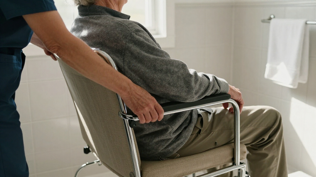 best rolling commode chairs for caregiver bathing routines