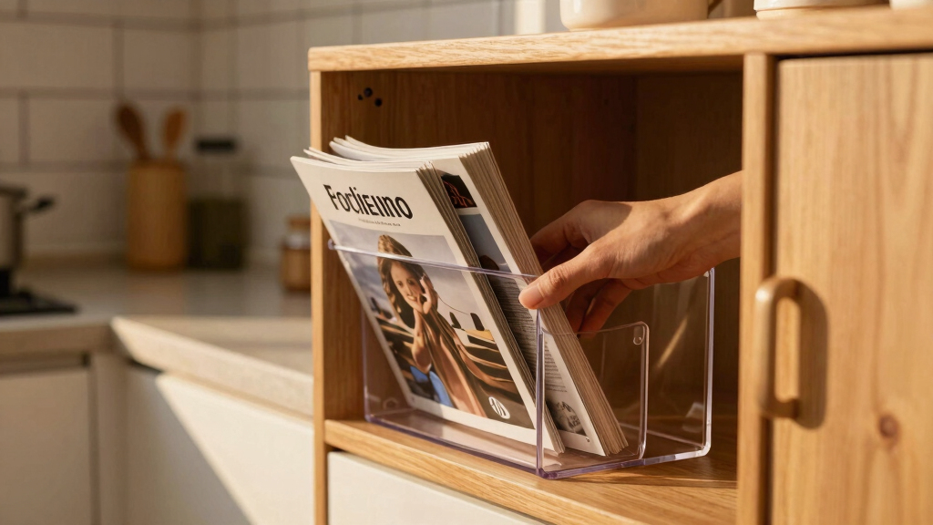 best kitchen cabinet magazine holders