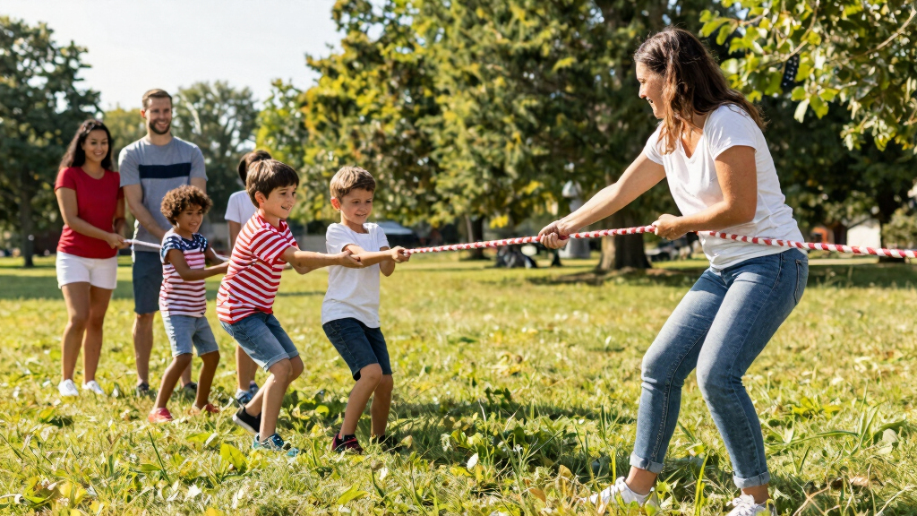 patriotic outdoor family games