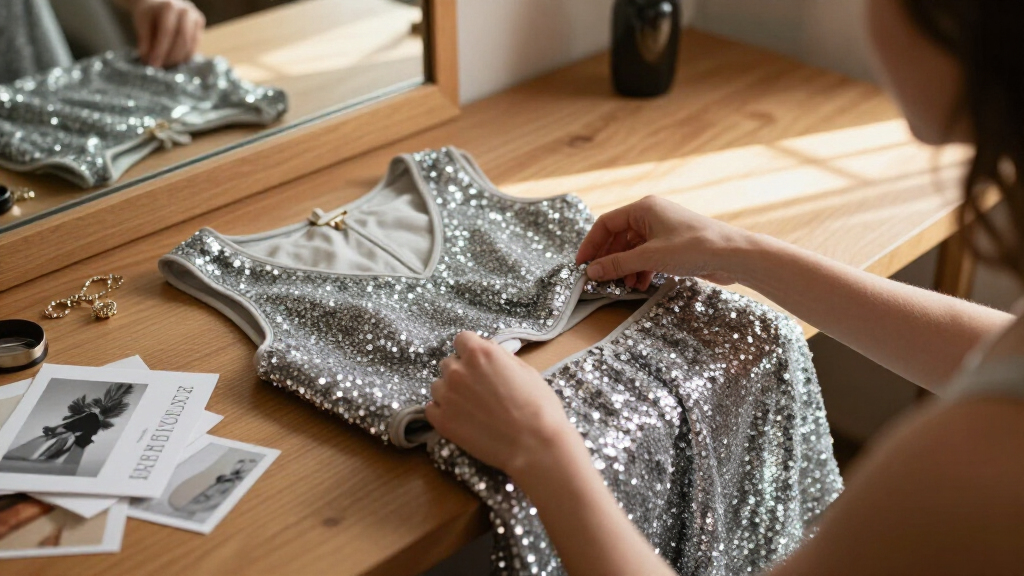 best sequin two piece outfits