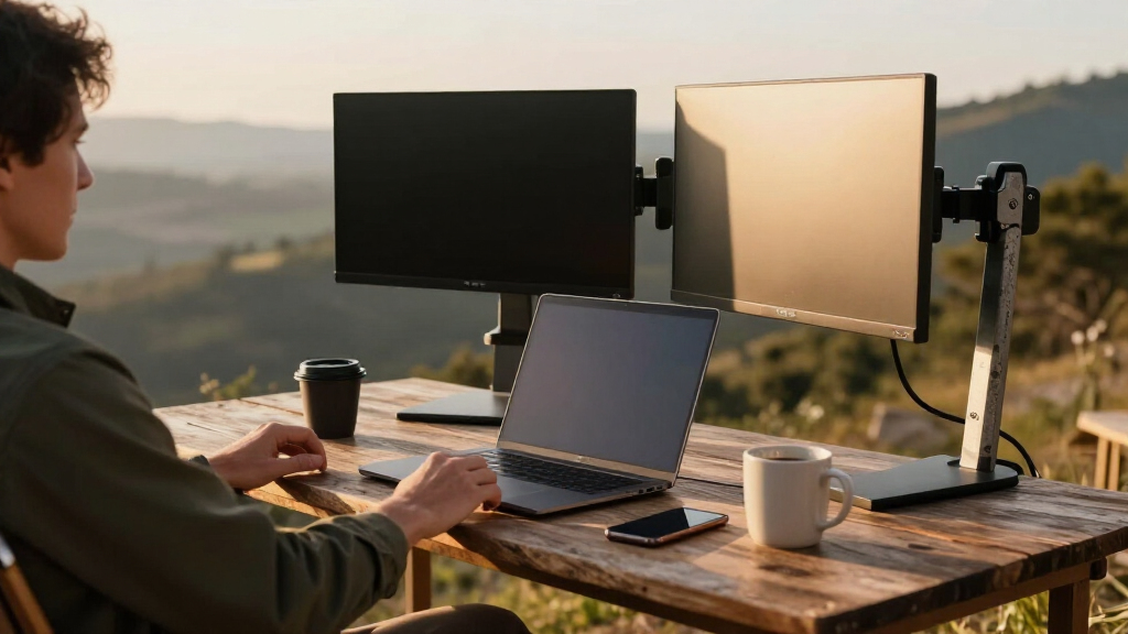 dualmonitor desk mounts