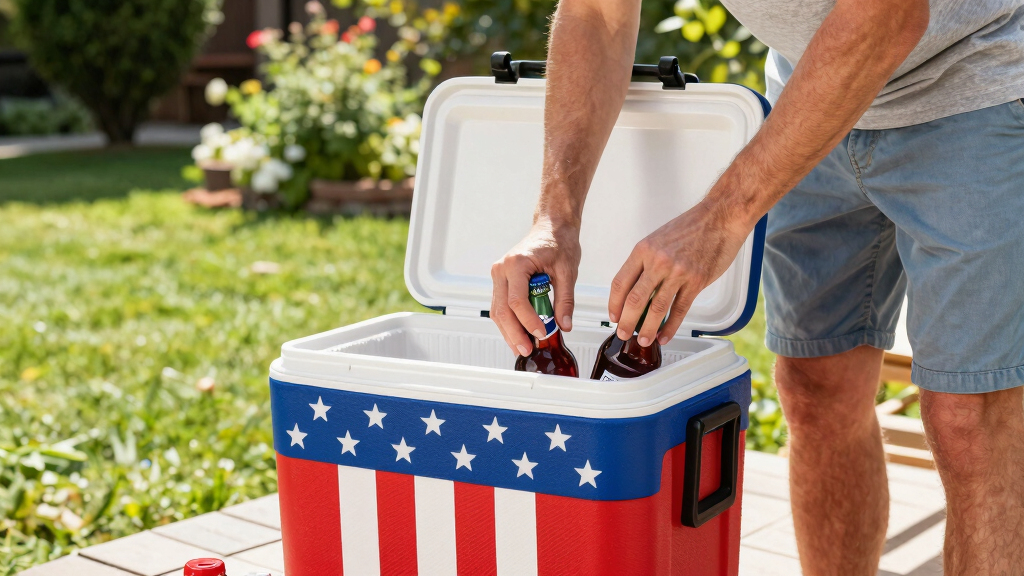 patriotic themed outdoor coolers