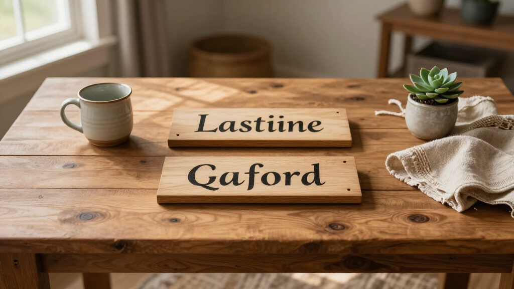 best modern farmhouse last name signs