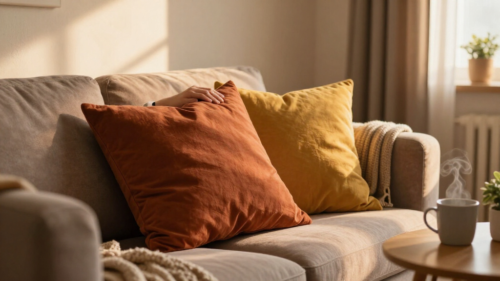 cozy fall throw pillows