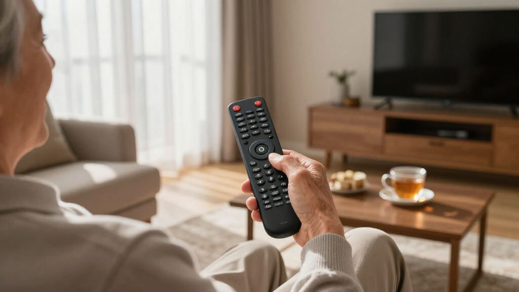 large button remote controls for seniors