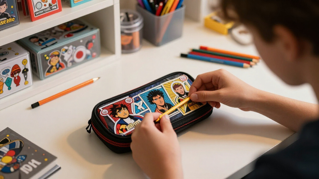 pop culture-themed school supplies