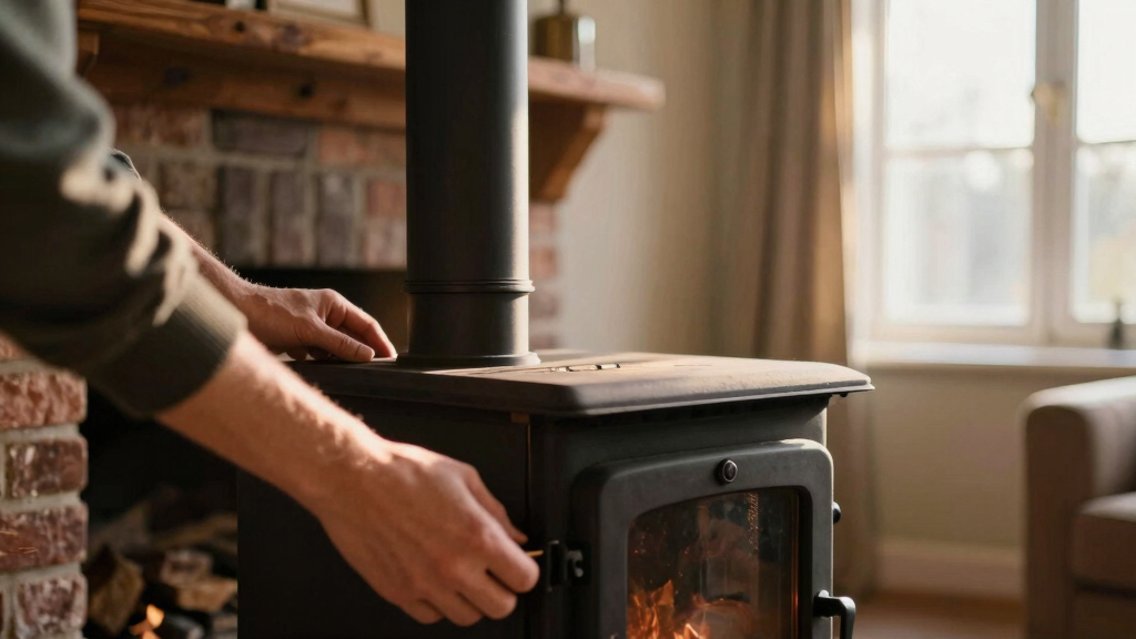 cast iron wood stove