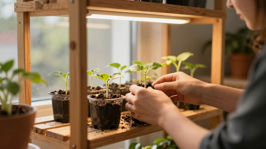 best grow light shelves for seedlings