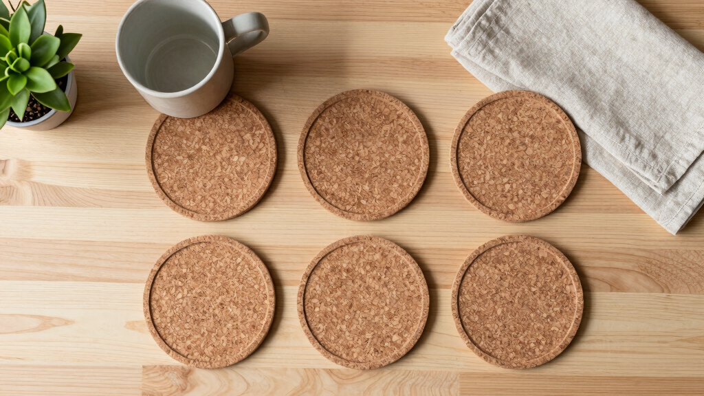 14 Best Sustainable Cork Coaster Sets That Combine Style and Eco-Friendliness