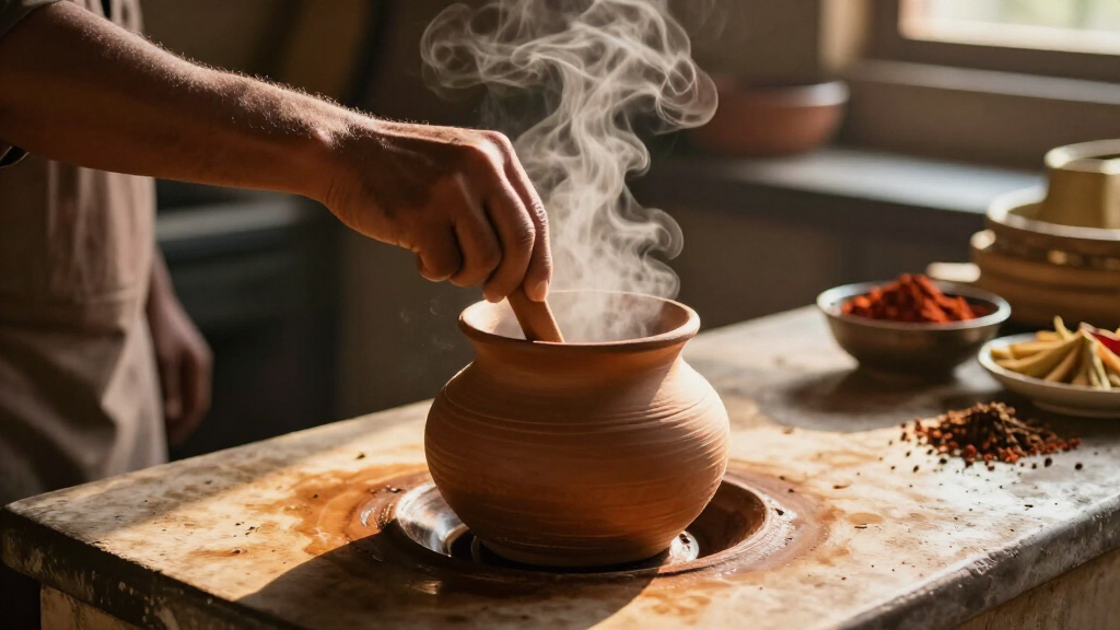 clay pots for biryani