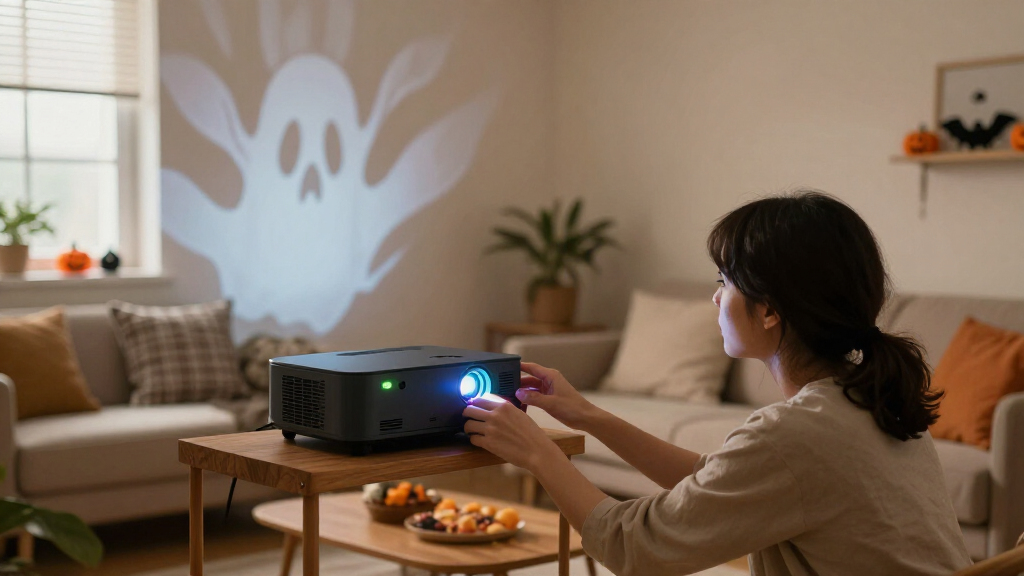 smart light projectors for Halloween