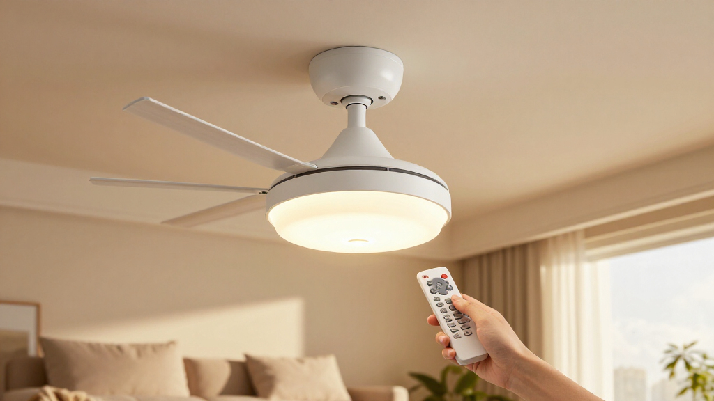 low profile ceiling fan with light and remote
