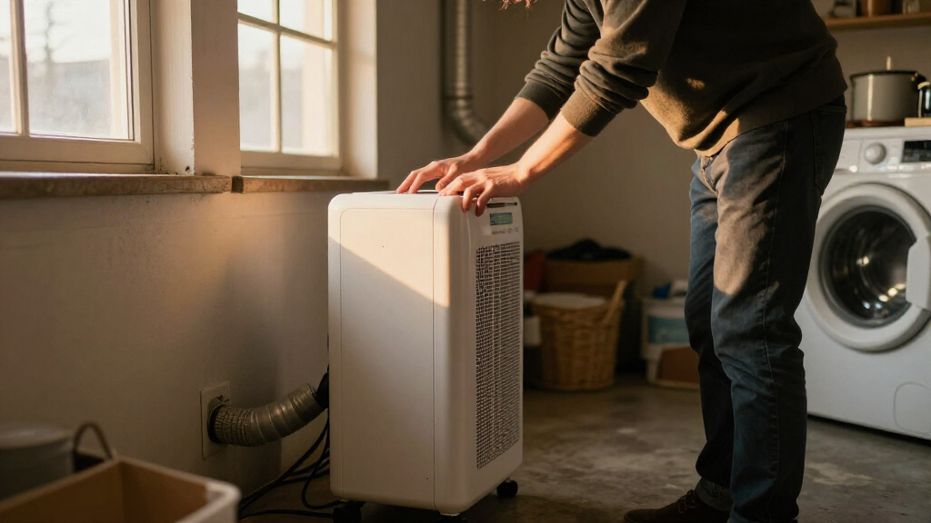 basement portable heat pump