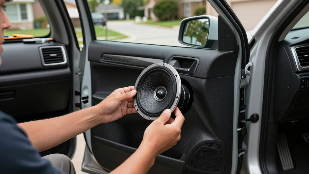 car audio speakers component set